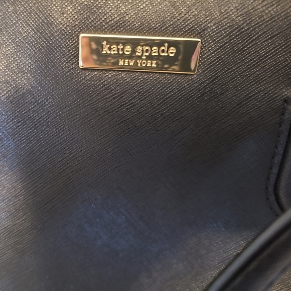 Kate Spade Black Leather Satchel Bag - Picture 2 of 6